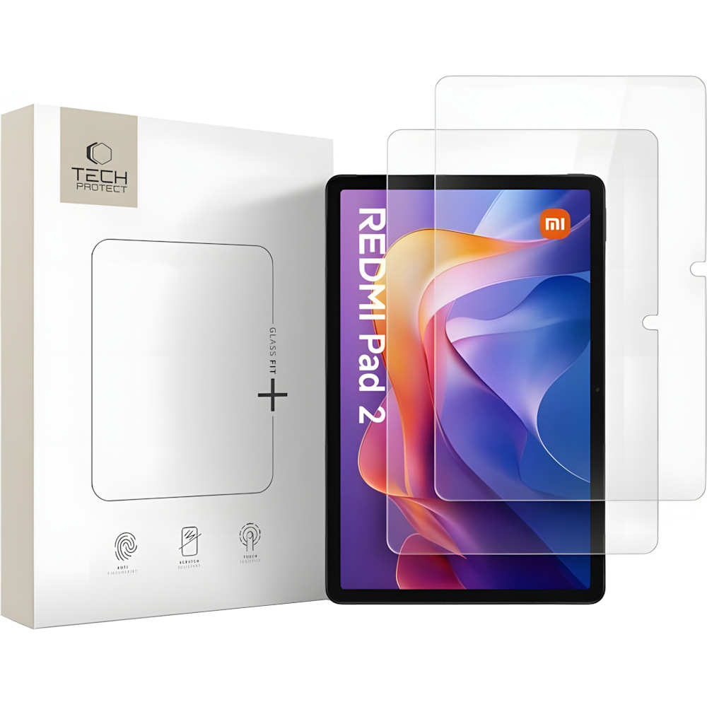Szkło hartowane Tech-Protect Glass Fit+ do Xiaomi Redmi Pad 2 / SE 11